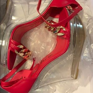 Red Wedge Heels by Go Jane